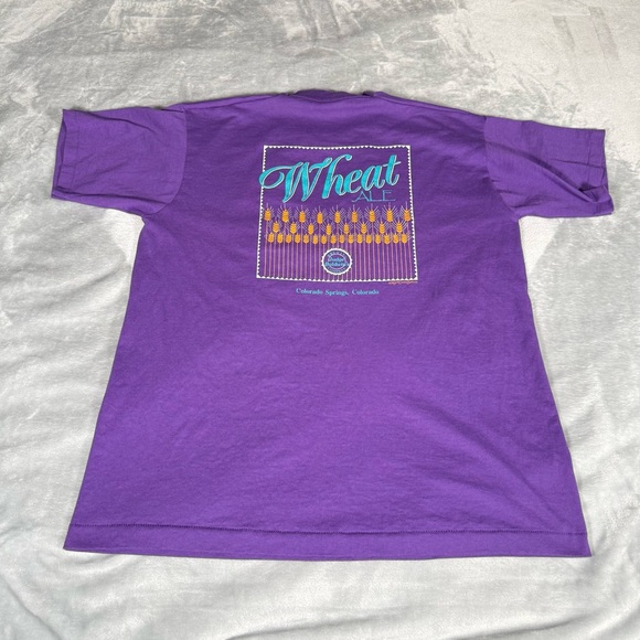Vintage Other - Vintage Judge Baldwins Wheat Ale T Shirt Mens XL Colorado Springs Purple 90s